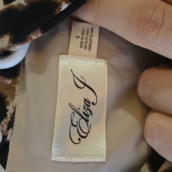 Eliza J Cheetah Print Midi Dress - Picture 7 of 8